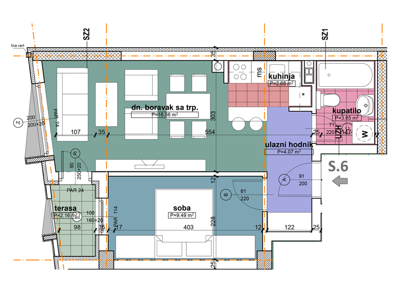 Komercijalna skica stan 10