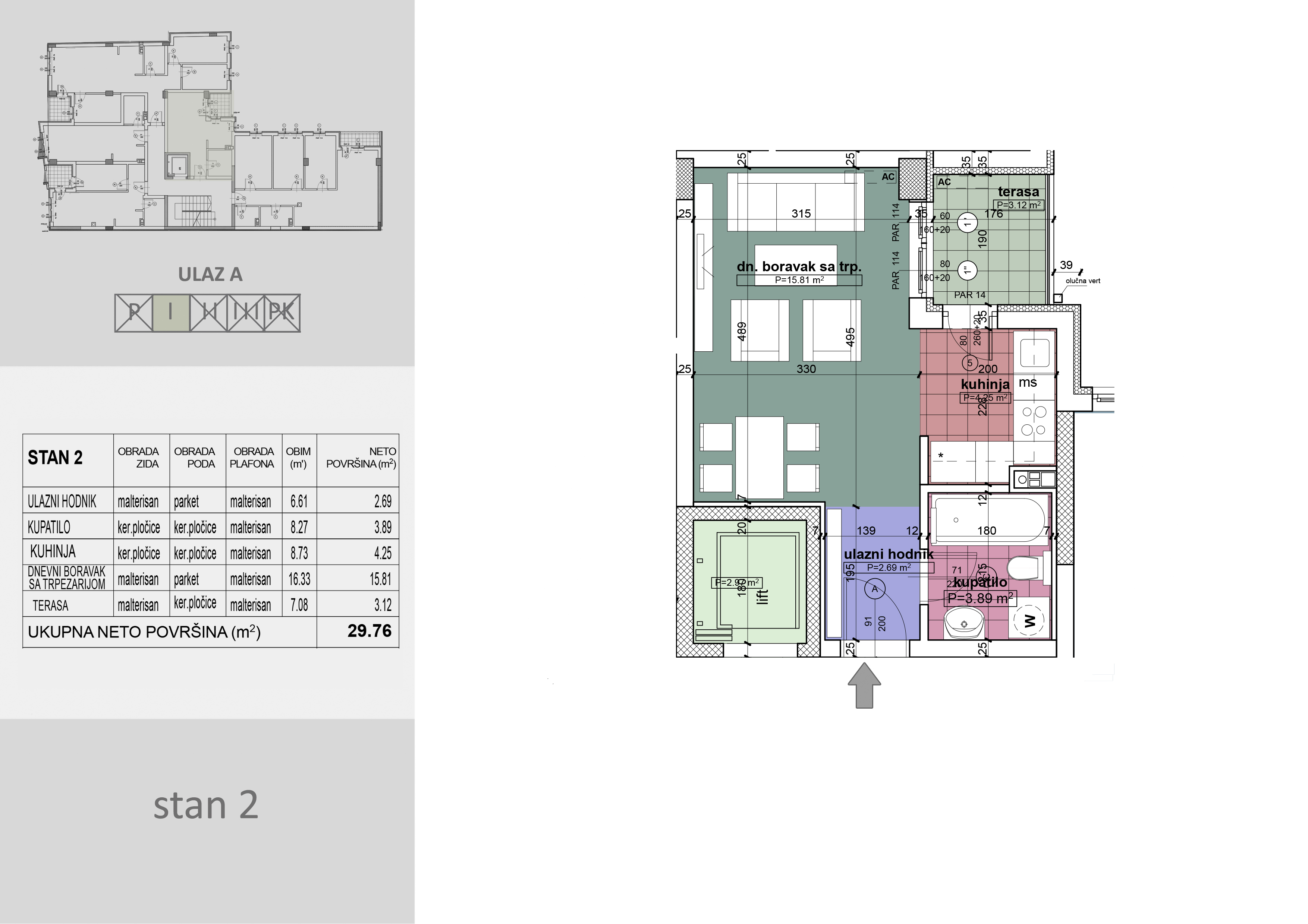 Komercijalna skica stan 2