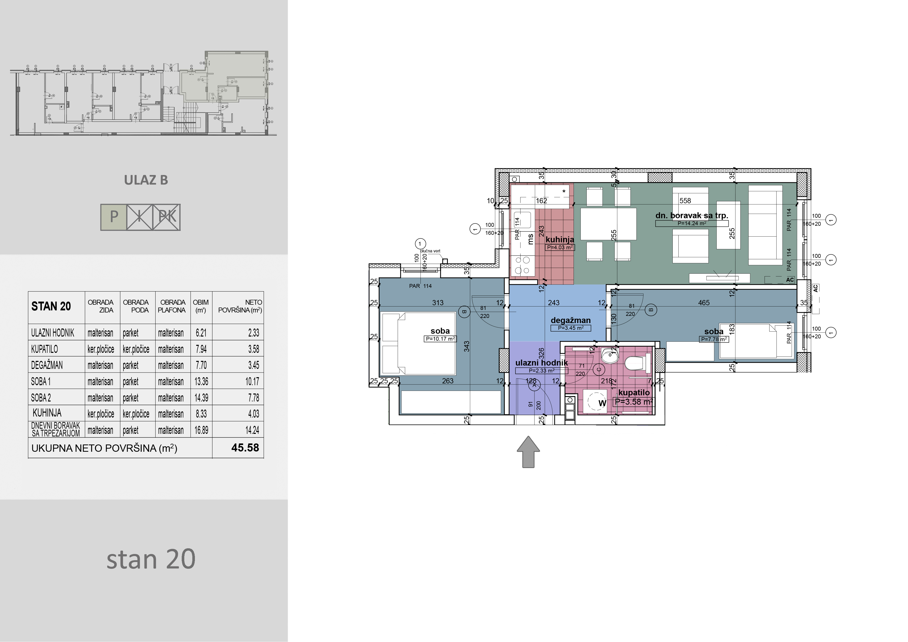 Komercijalna skica stan 20
